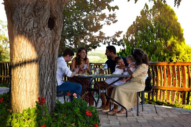 "CLASSIC" Wine Tasting and Typical Tuscan Products - The terrace-to-table flow: how the hour usually feels
