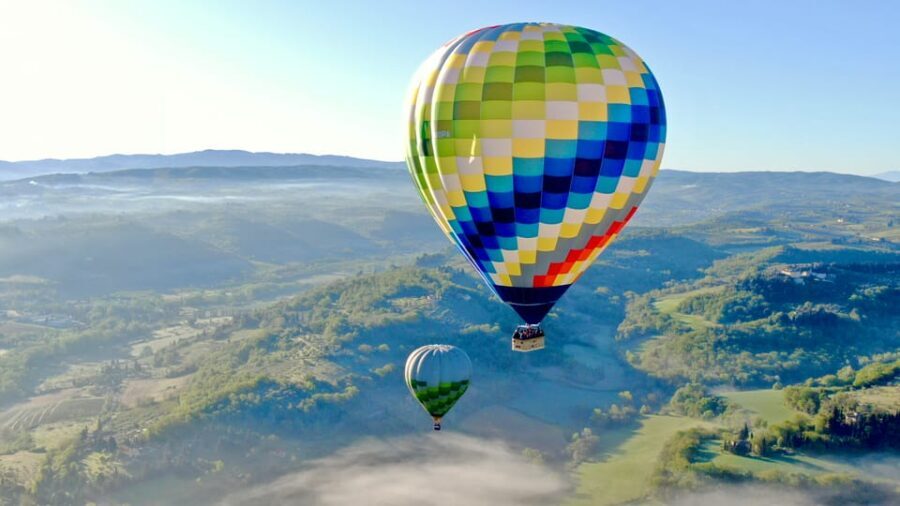 Hot Air Balloon, Pienza, Montalcino, Val D'orcia - Why Val d’Orcia From Above Feels Different