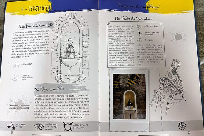 PolaTour The 17 Fountains of the Contradas of Siena - PolaTour’s approach in Siena: guided stages, your own pace