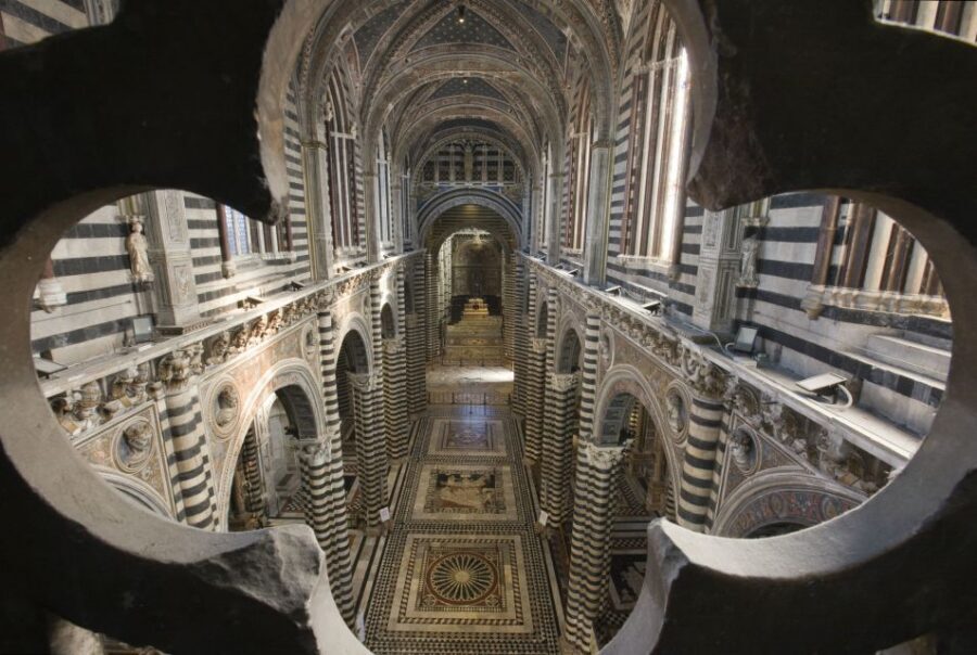 Siena: Cathedral Complex Pass with Audio Guide (OPA SI PASS) - Duomo floor, Donatello and Michaelangelo, and the Baptistery of San Giovanni