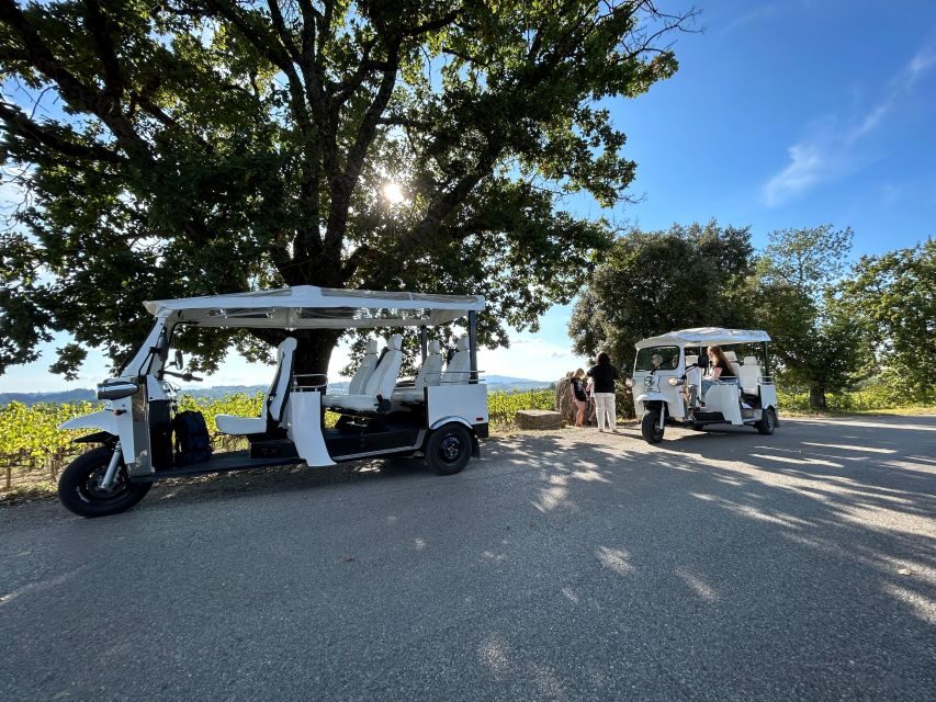 Siena: Tuk Tuk Tour with Wine Tasting - Practical tips: shoes, water, and comfort on the day