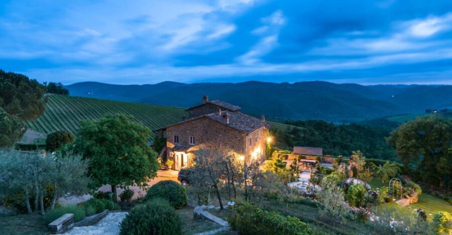 Total Immersion Wine Tour in Chianti - Rooftop Introduction: Black Rooster Story and Chianti Views at 600 Meters